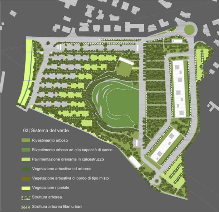 Arena spettacoli e area mercatale