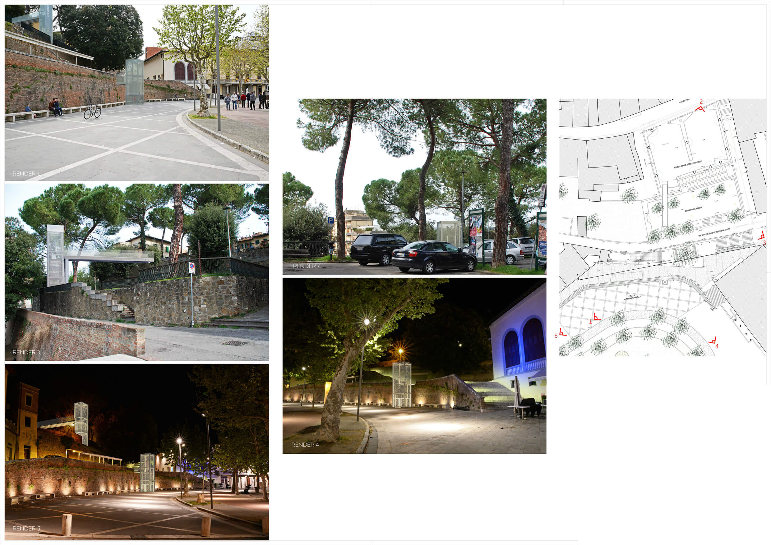 Percorso pedonale verticale