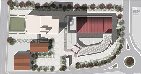Auditorium e centro direzionale della Banca Alta Toscana