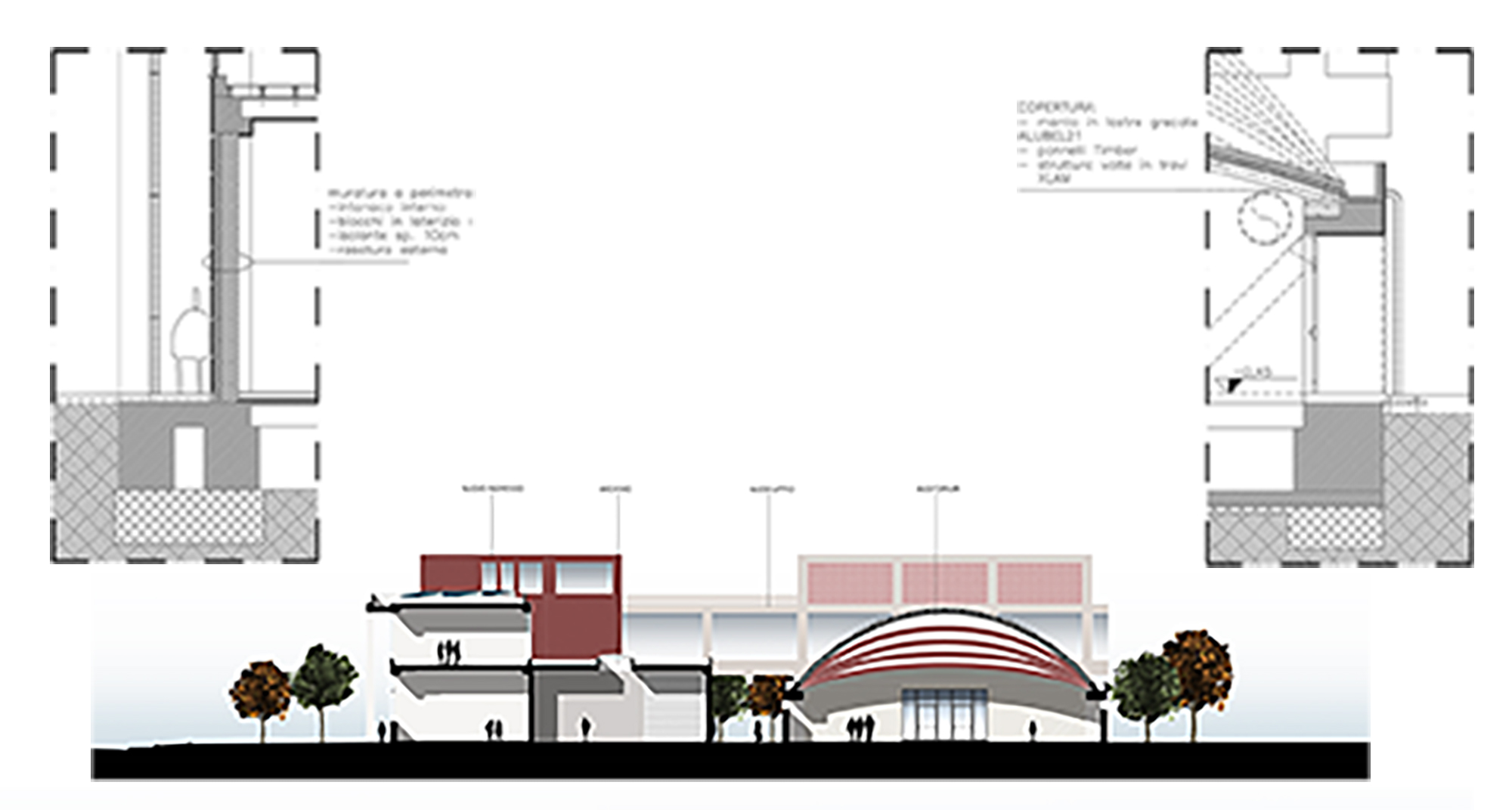 Auditorium e centro direzionale della Banca Alta Toscana