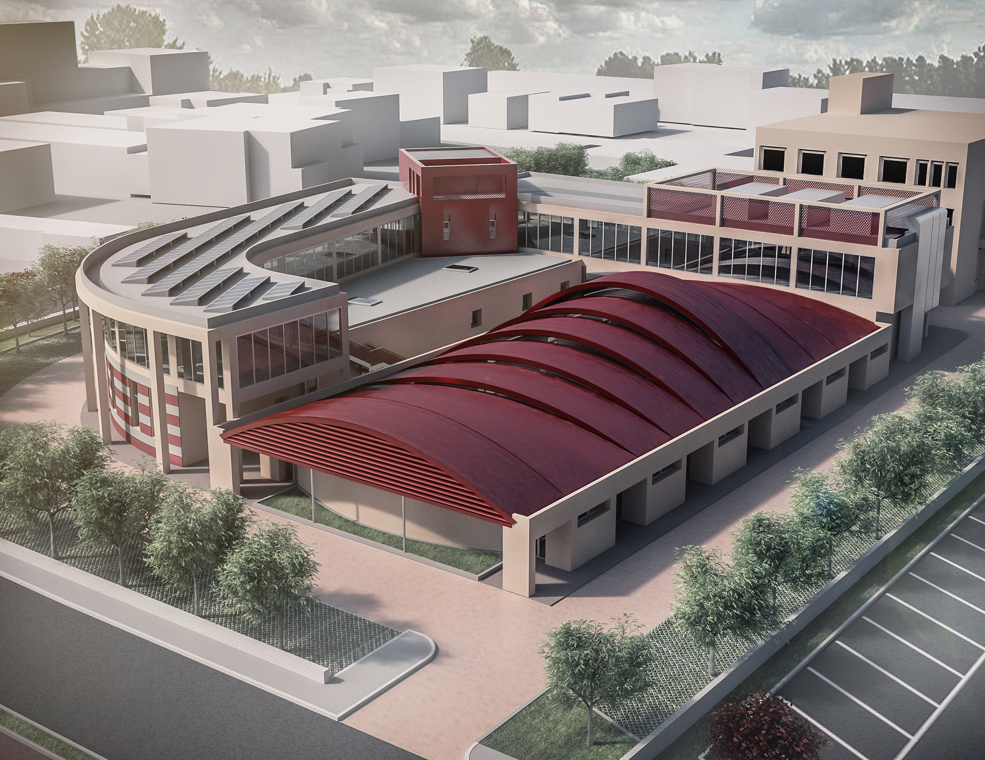 Auditorium e centro direzionale della Banca Alta Toscana