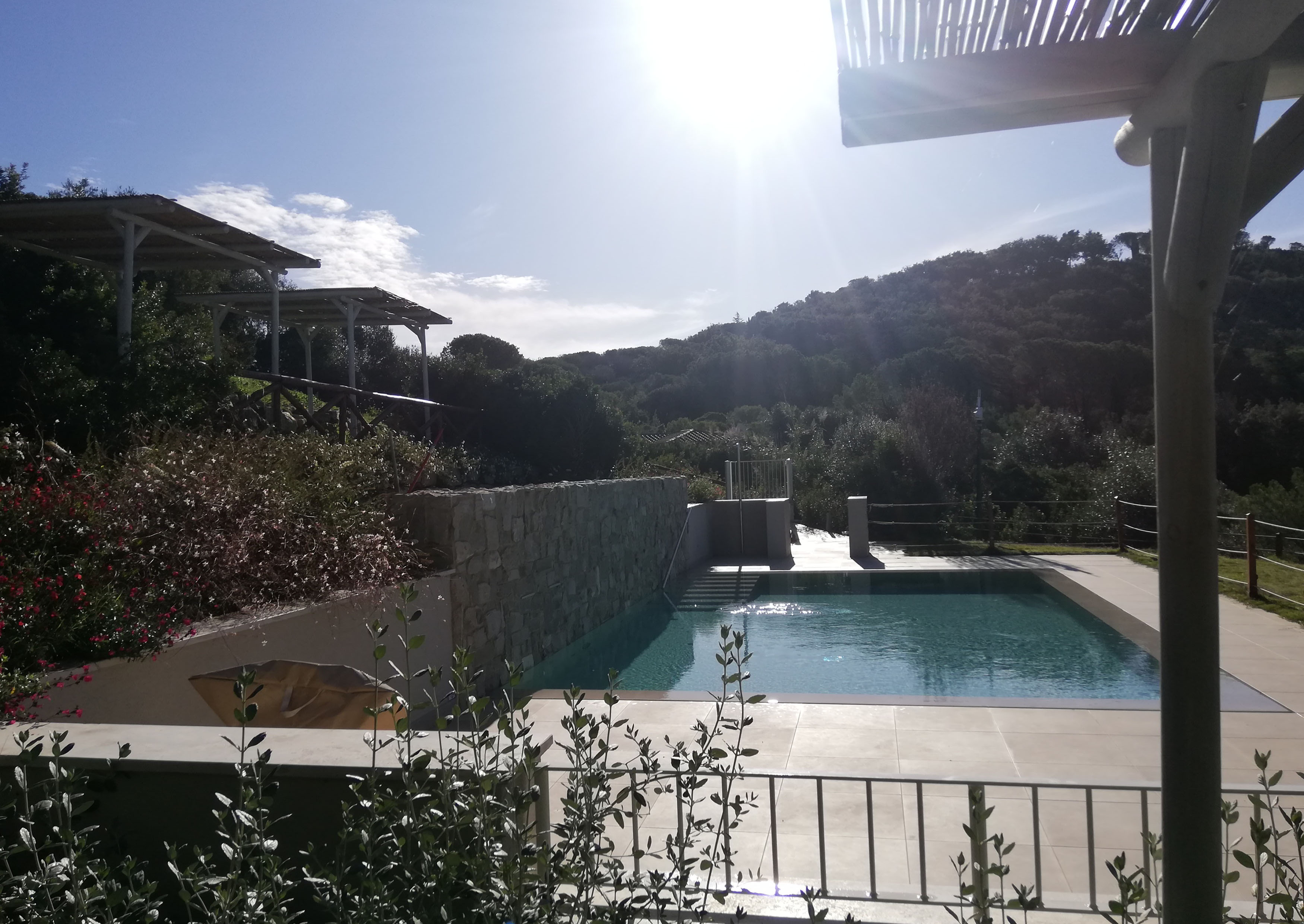 Piscina in agriturismo
